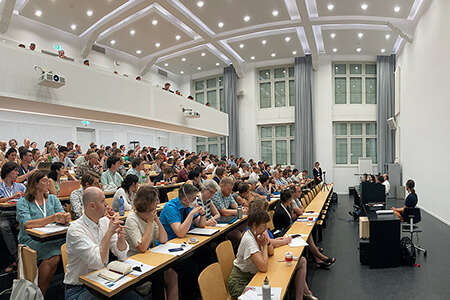 Plenary keynote panel with Raphael Bucher, Frances Volon, Pedro Conceiçao, Chloe Hill and Karin Ingold, 23.08.2023