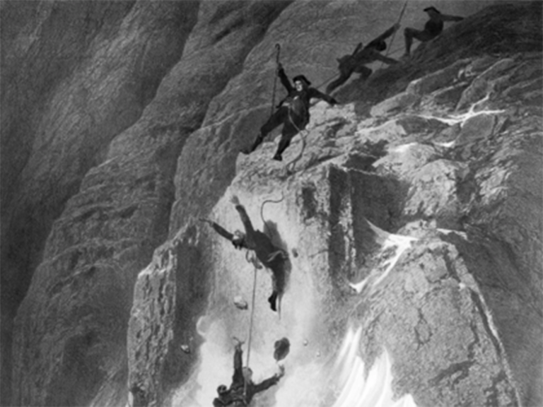 Absturz am Matterhorn beim Abstieg nach der Erstbesteigung